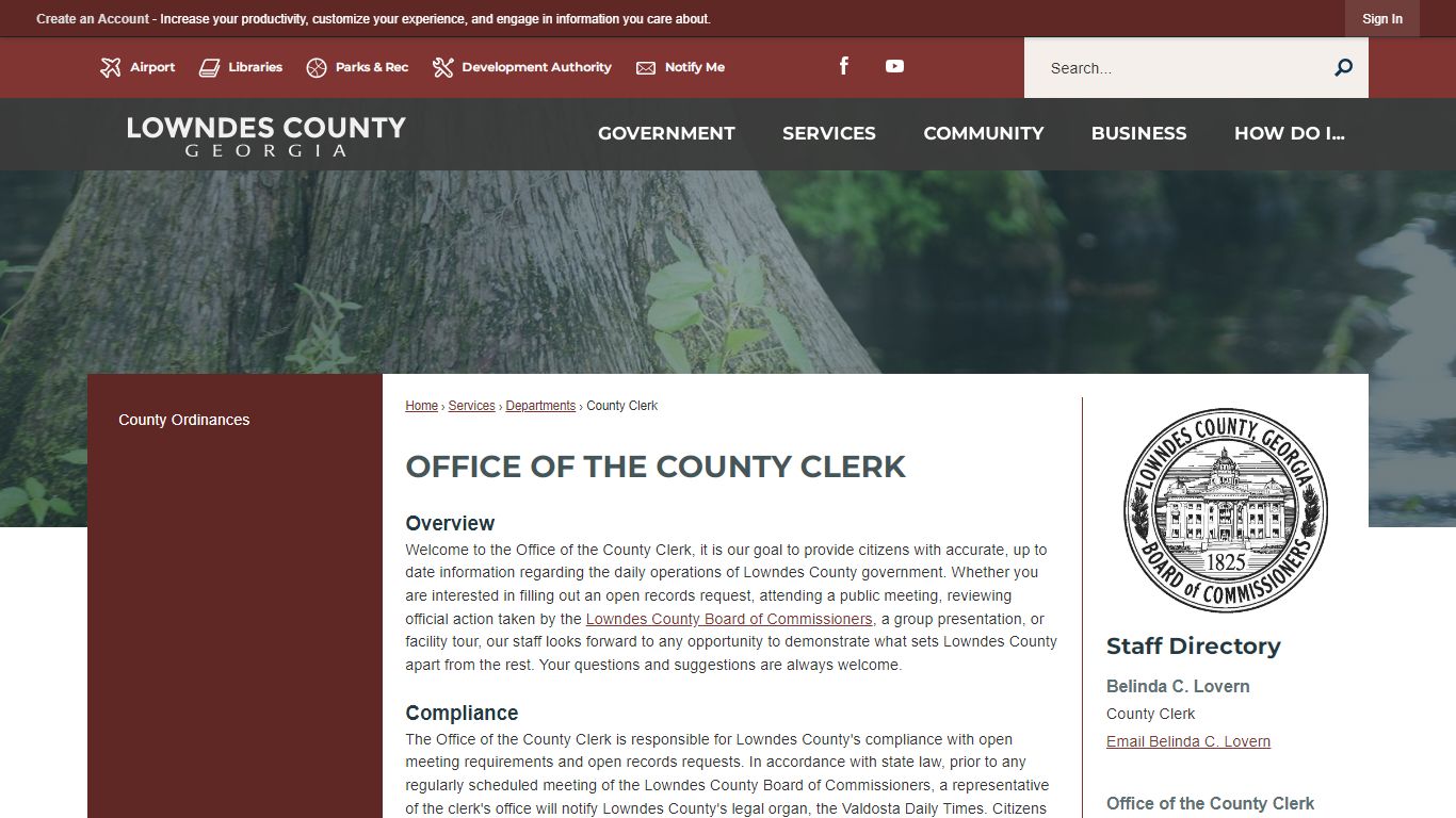 Office of the County Clerk | Lowndes County, GA - Official ...